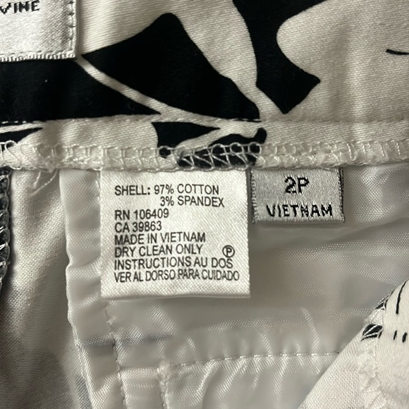 Tahari crop pants size 2 - Picture 4 of 6